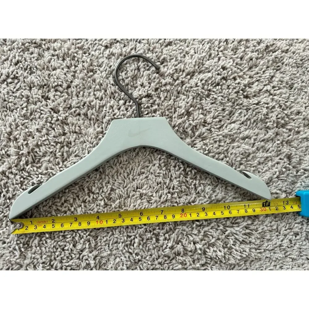 50 Pack Authentic Nike Grey Wood Hangers Non Slip Coating